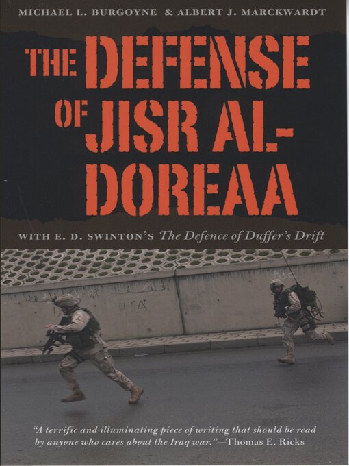 Title details for The Defense of Jisr al-Doreaa by Michael Burgoyne - Available